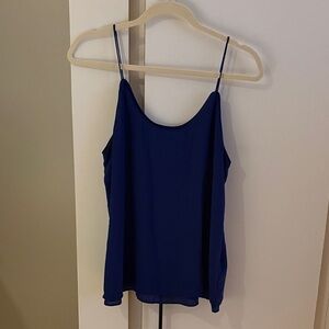 Elegant Dark Royal Blue Women's Top